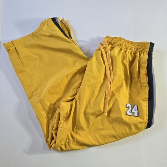 Athletic Works Bright Yellow Lightweight Jogger Sweatpants - Picture 3 of 8
